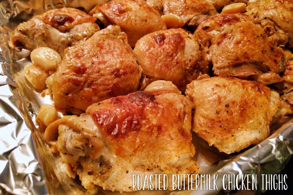 Roasted Buttermilk Chicken Thighs Recipe